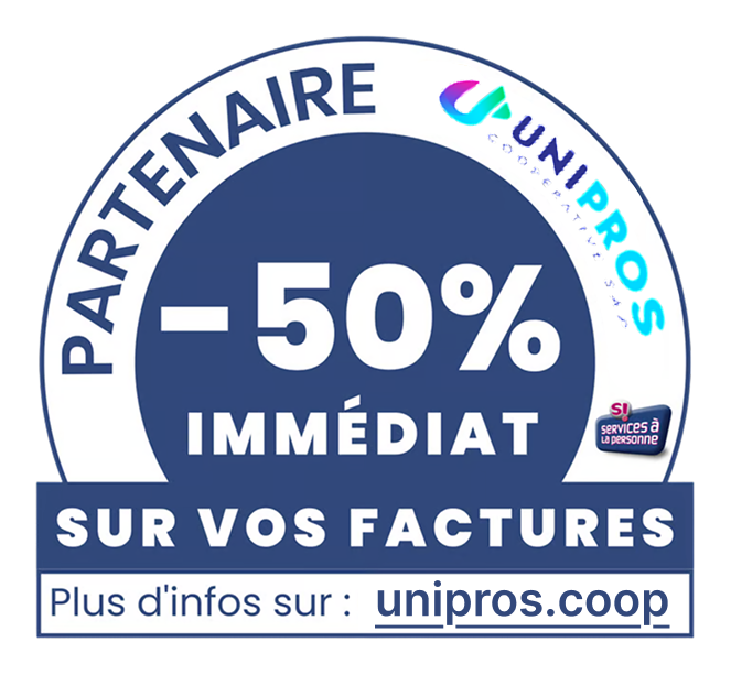 50 % de crédit d'impôt — avance immédiate UNIPROS